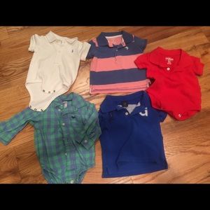 Boys collared shirts. 6-9months